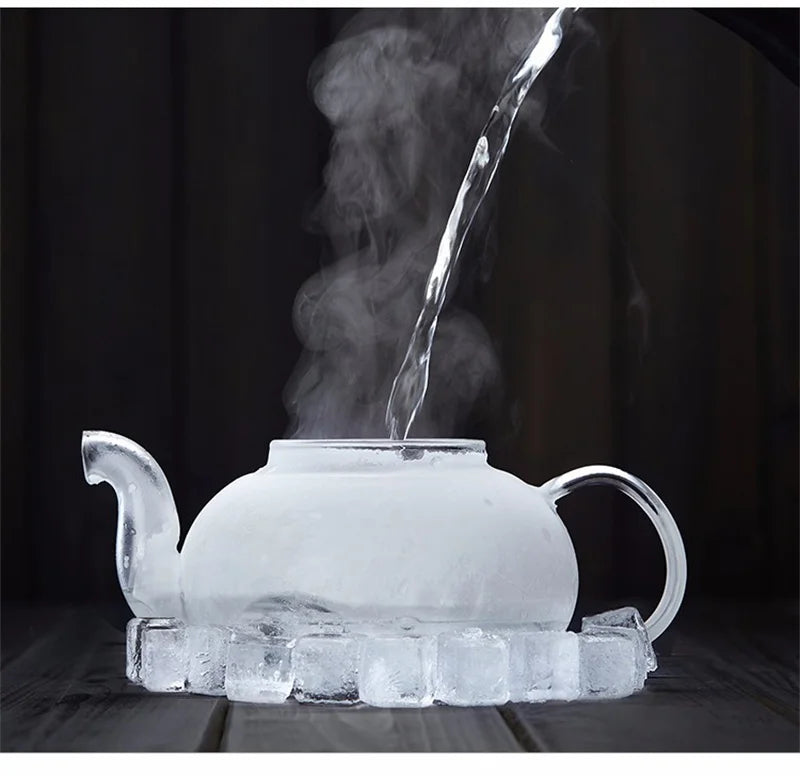 High Borosilicate Glass Teapot with Built-In Filter