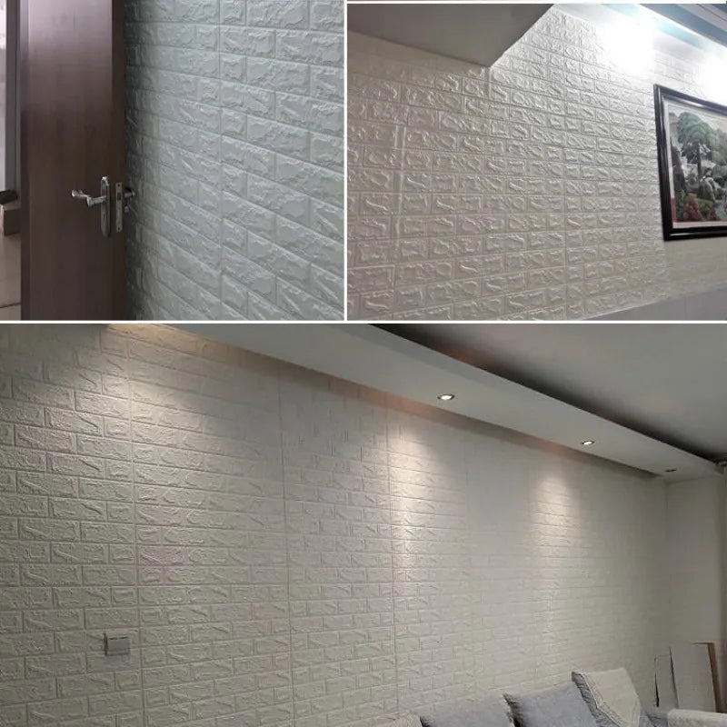 3D Continuous Brick Wall Sticker