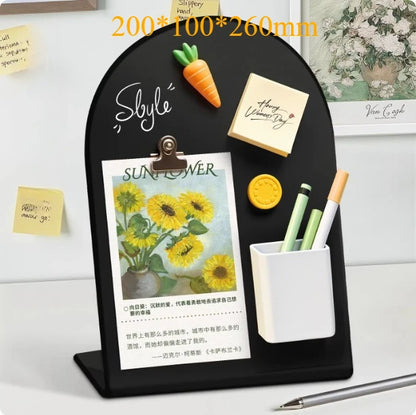Vertical Magnetic Desktop Message Board