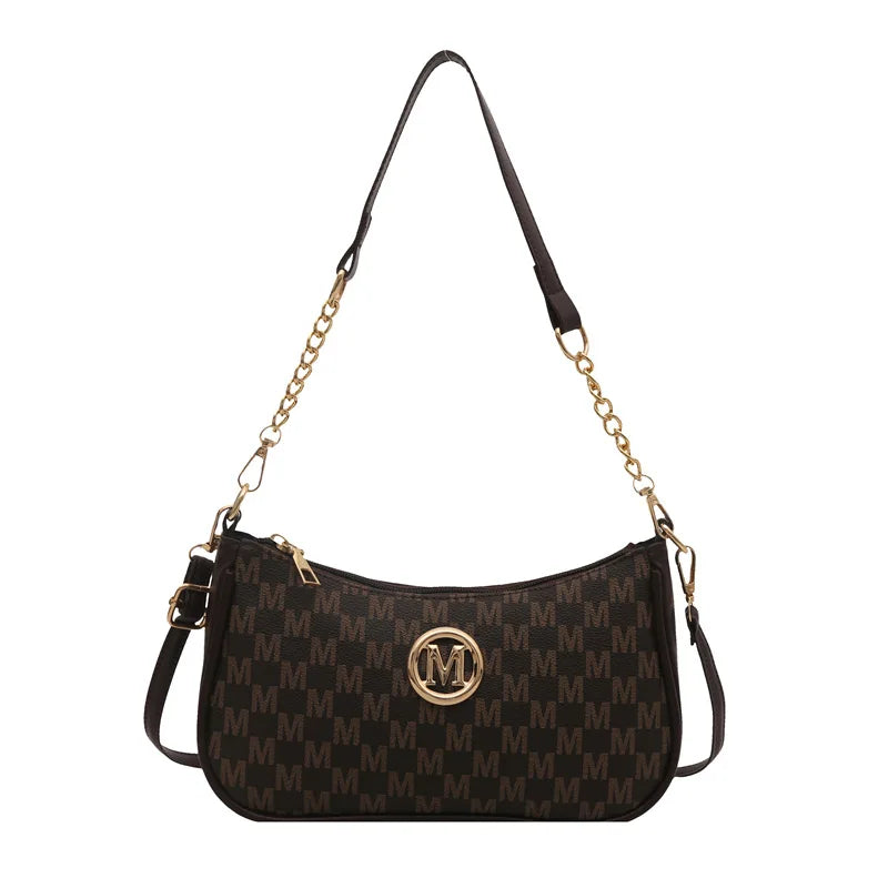 Vintage PU Leather Crossbody Satchel Bag