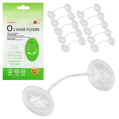 Invisible Nasal Air Filters for Dust & Allergy Protection