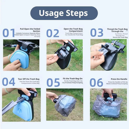 Portable Foldable Dog Pooper Scooper