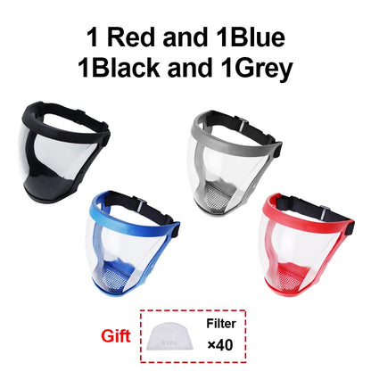 Reusable Full Face Protective Shield