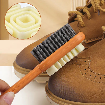 Long Handle Suede Shoe Cleaning Brush Set