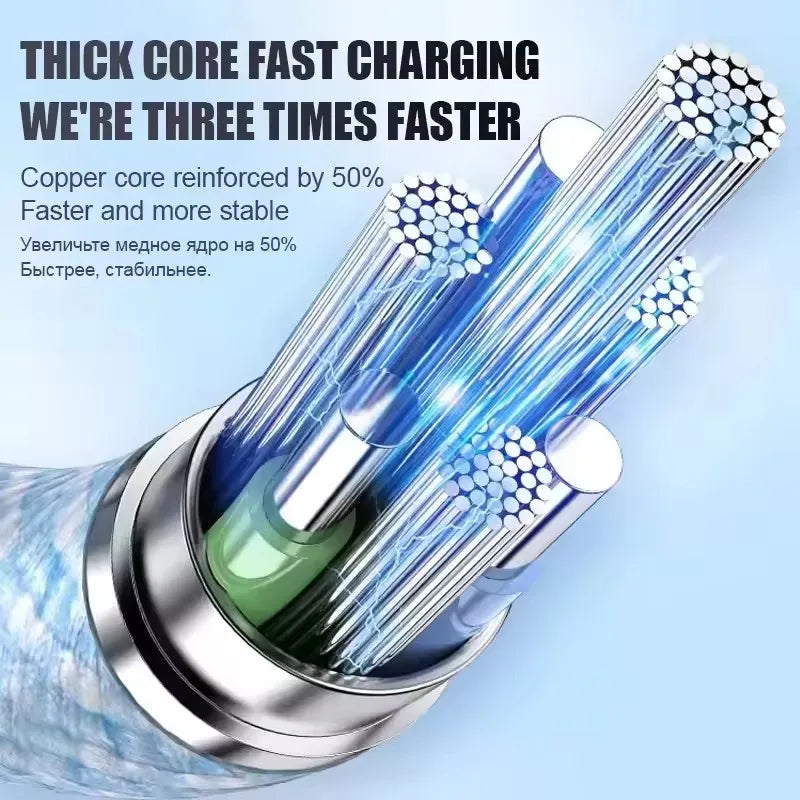Braided USB-A to Lightning Fast Charging Cable