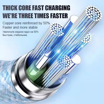 Braided USB-A to Lightning Fast Charging Cable