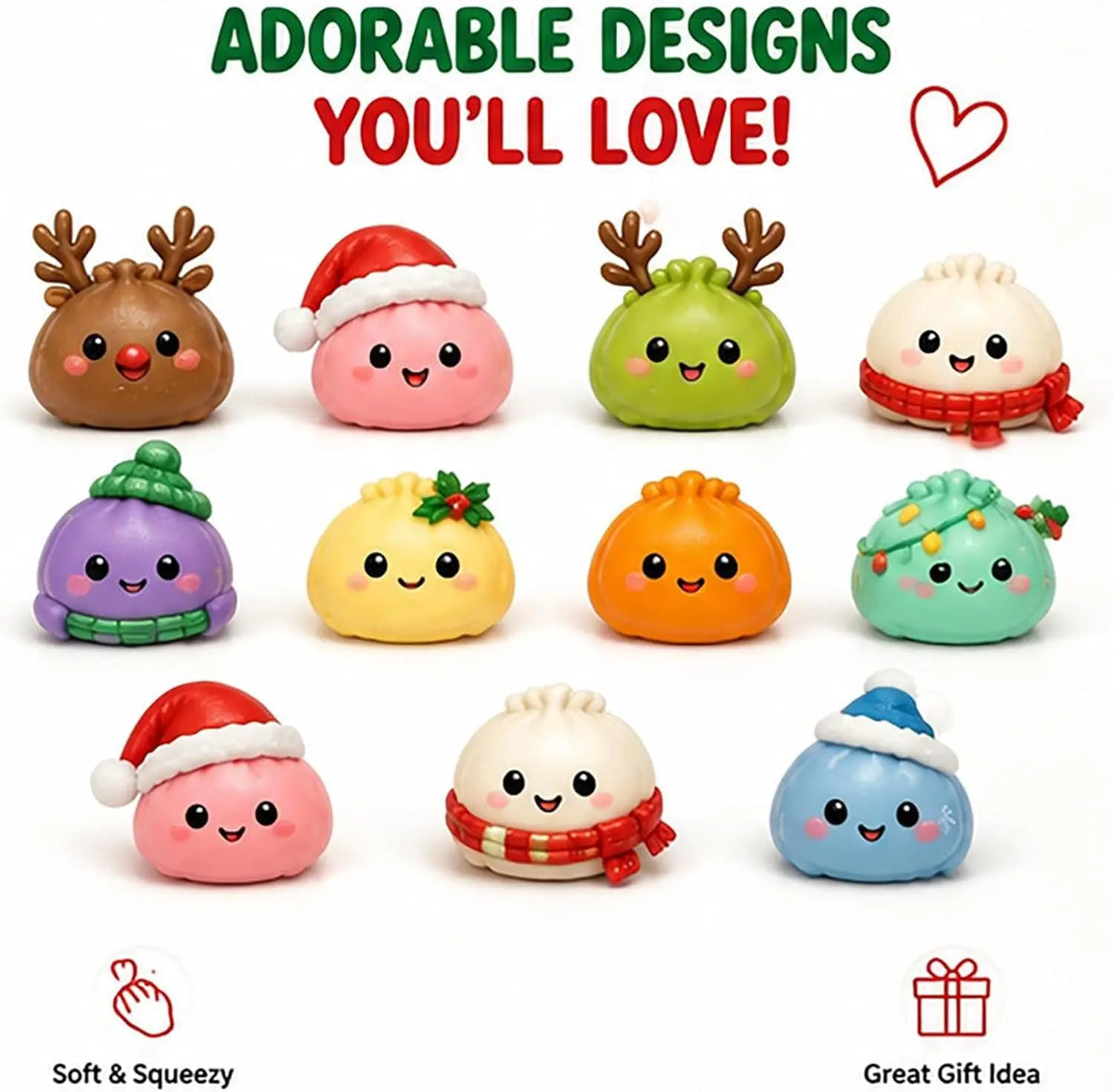 24-Day Christmas Squishy Advent Calendar