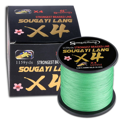 Sougayilang Braided Fishing Line 4X 100~1000m