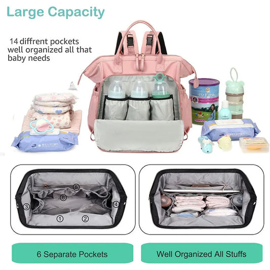 Large Capacity Women’s Diaper Backpack
