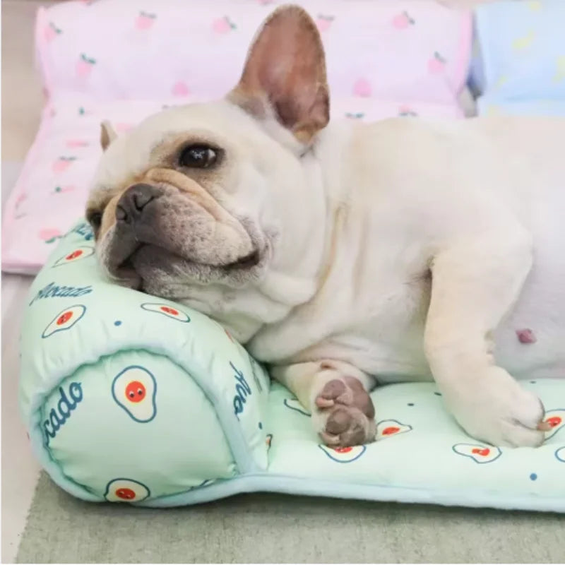 Cooling Silk Pet Mat for Dogs & Cats