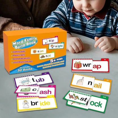 30 Books Set Read & Rhyme Word Family Learning Books
