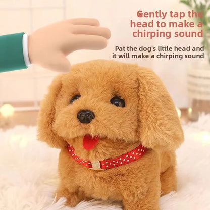 Electric Walking Barking Plush Dog Toy