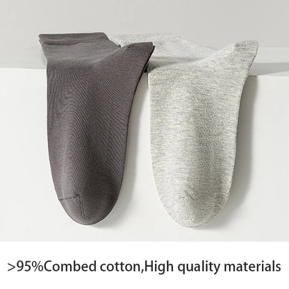 Men’s Cotton Business Casual Socks 5 Pairs