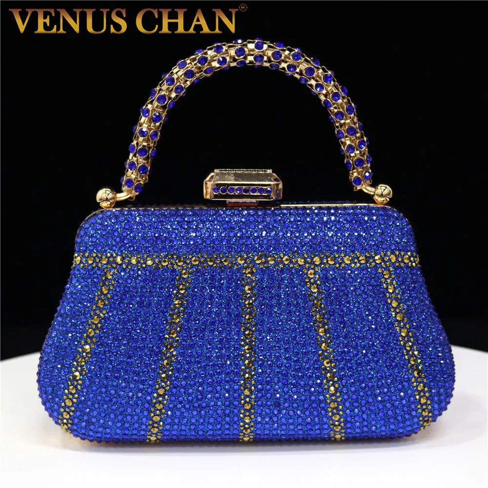 Luxury Rhinestone Evening Clutch Bag