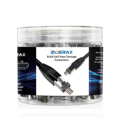 RJ45 Cat7 & Cat6A Shielded 8P8C Modular Plug Connectors