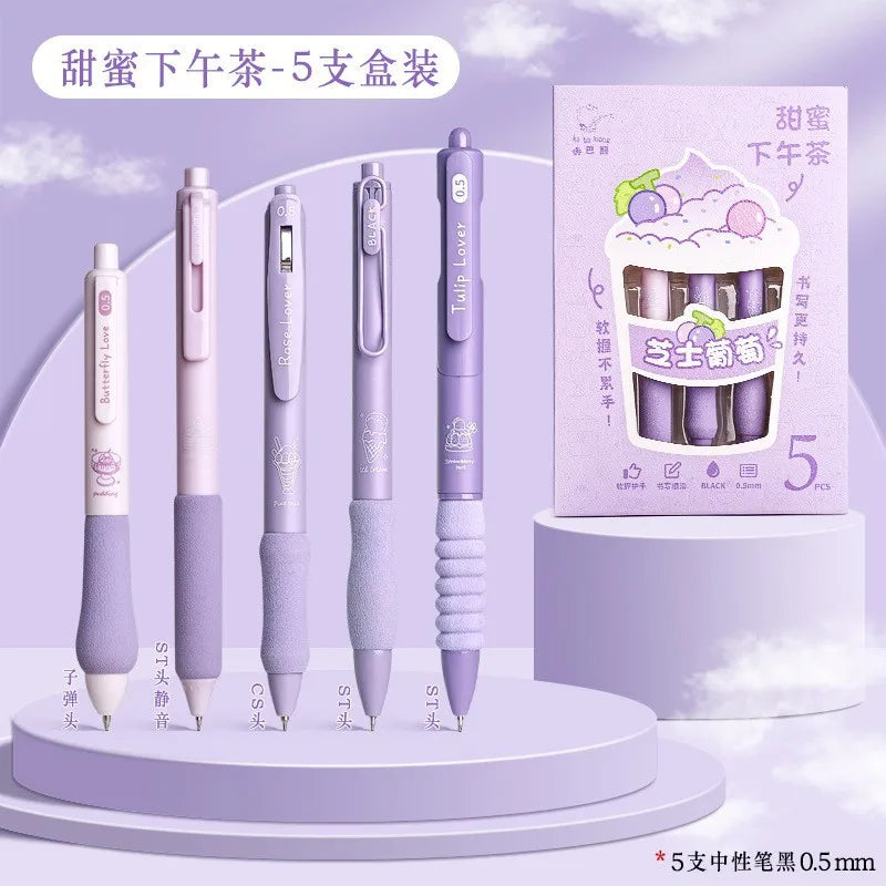 0.5mm Quick Dry Gel Pen – Cute Kawaii Neutral Ink Writing Pen