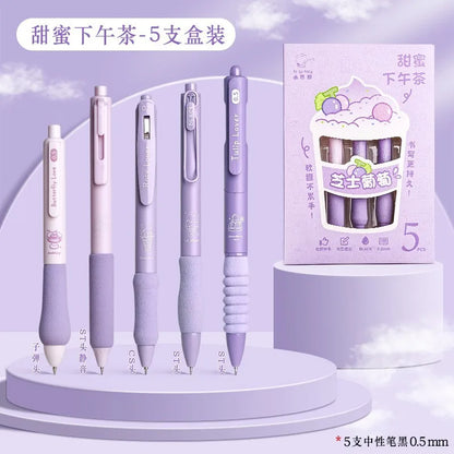 0.5mm Quick Dry Gel Pen – Cute Kawaii Neutral Ink Writing Pen