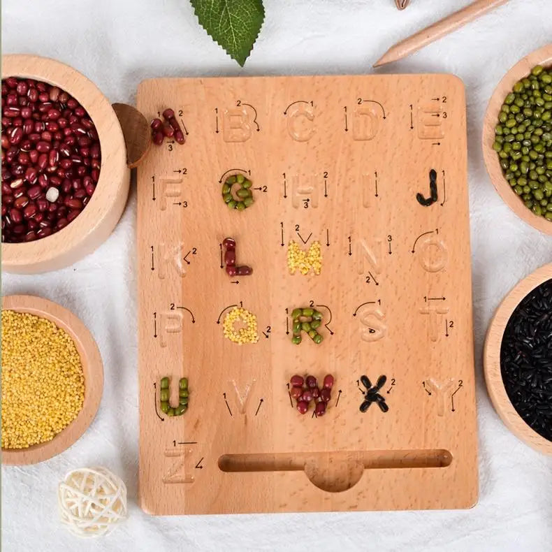 Wooden Alphabet Tracing Board