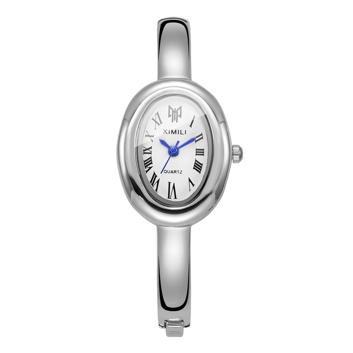 Elegant Oval Dial Quartz Watch