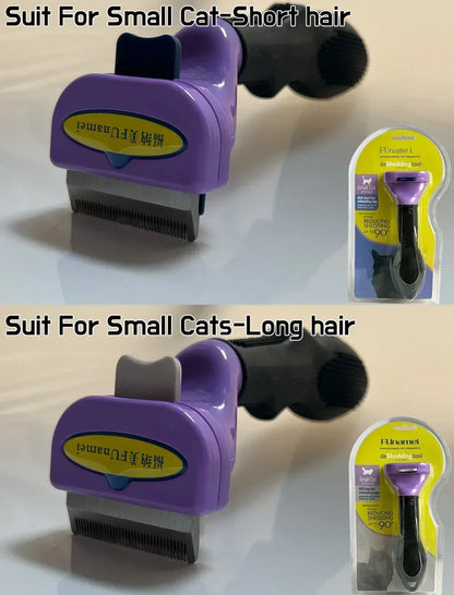 Pet Deshedding Grooming Comb for Cats & Dogs