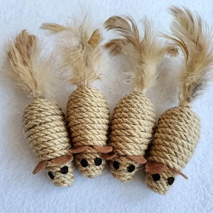 Sisal Mouse Cat Toy