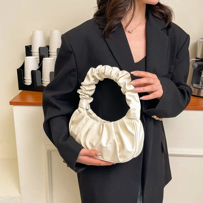 Pleated Cloud Shoulder Bag
