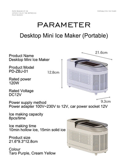 Portable Mini Ice Maker