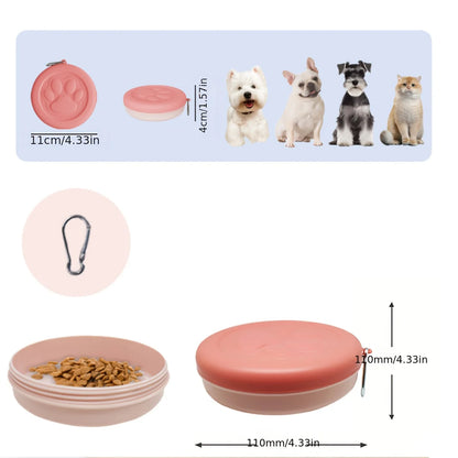 Portable Pet Travel Bowl for Dogs & Cats