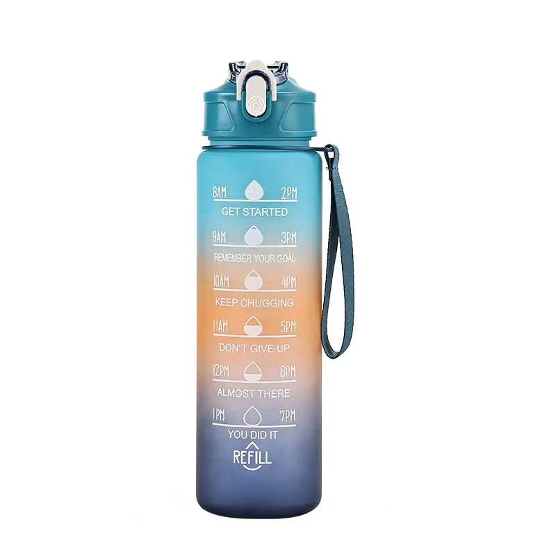 Sports Water Bottle with Time Marker