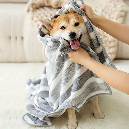 Quick-Drying Microfiber Pet Bath Towel