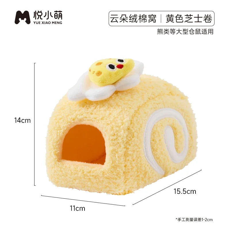 Warm Plush Hamster House