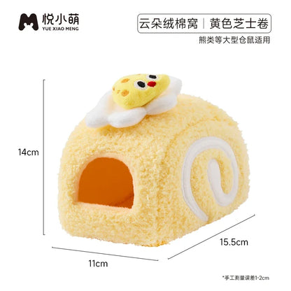 Warm Plush Hamster House