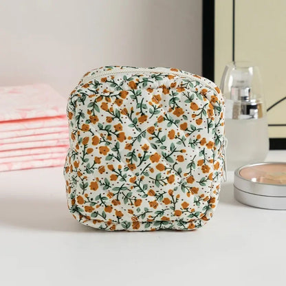 Heart Print Feminine Hygiene Storage Pouch