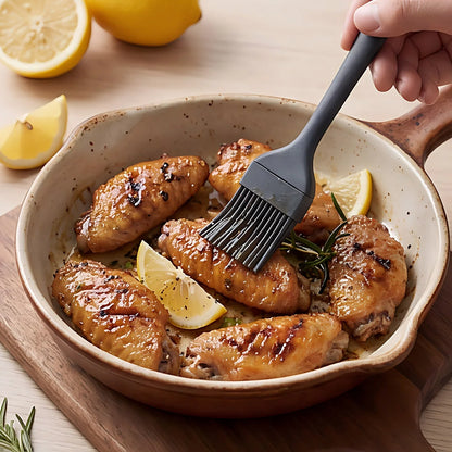 Silicone Spatula, Scraper & Basting Brush Baking Set
