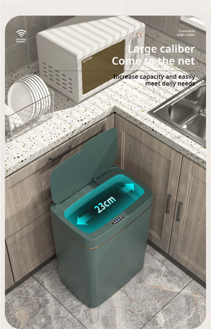 Smart Bathroom Trash Can 15L