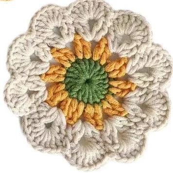 Handmade Crocheted Cotton Coaster