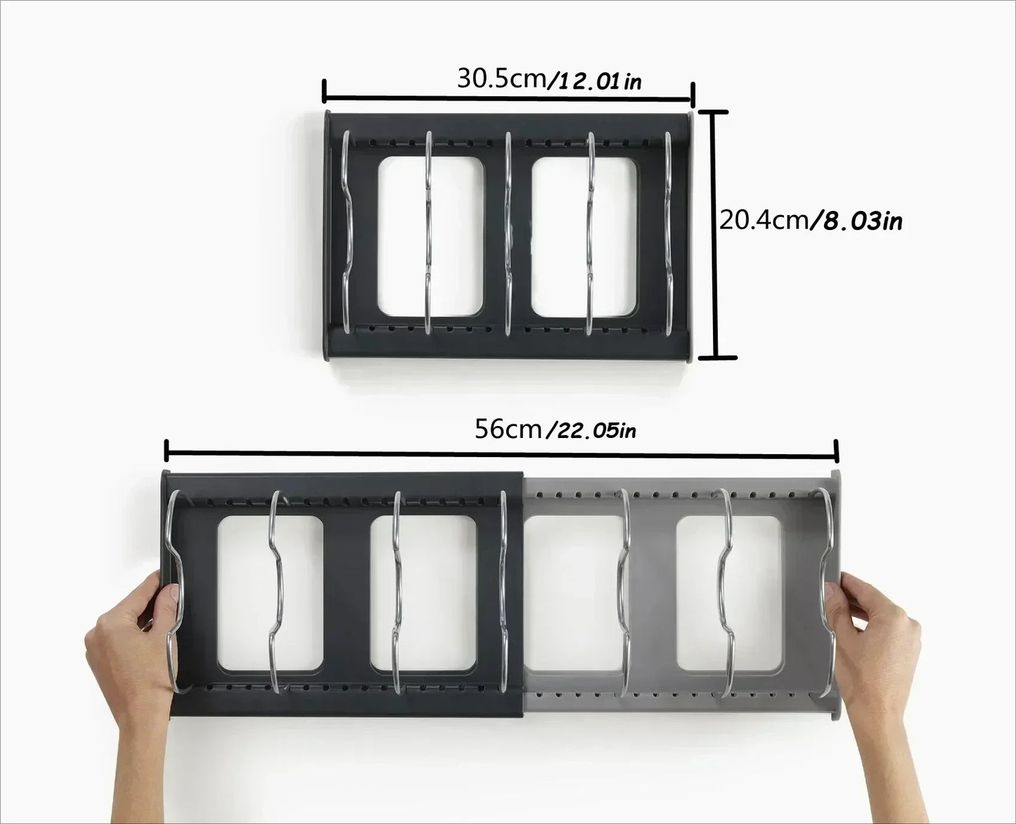 Expandable Pot & Pan Rack
