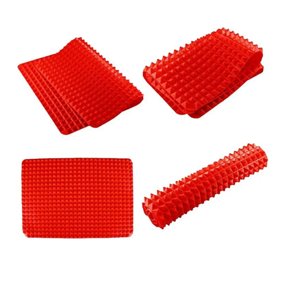 Silicone Pyramid Baking Mat for Oven, BBQ & Pizza