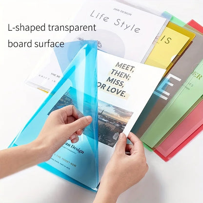 A4 Transparent L-Type Document Folders