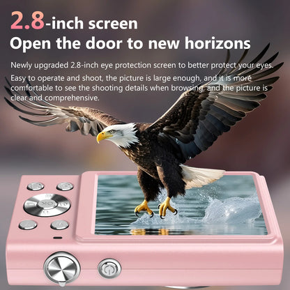 4K Autofocus Digital Camera with 48MP Photos & 2.8” IPS Screen