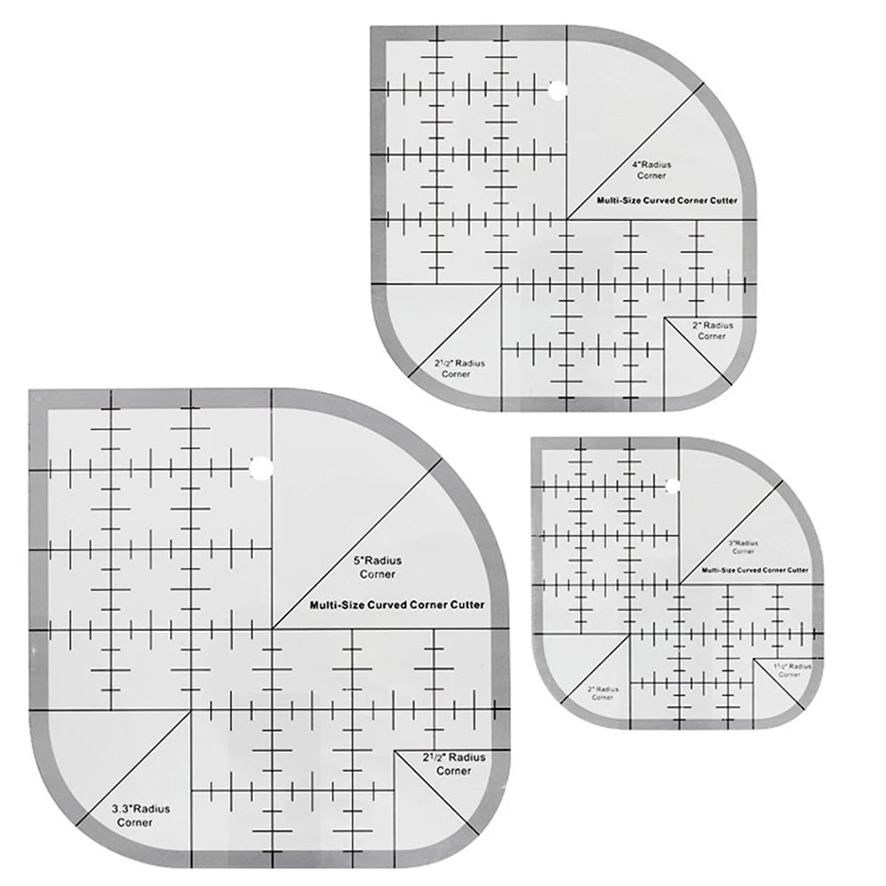 Curved Corner Quilting Ruler