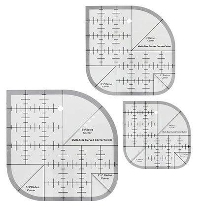 Curved Corner Quilting Ruler