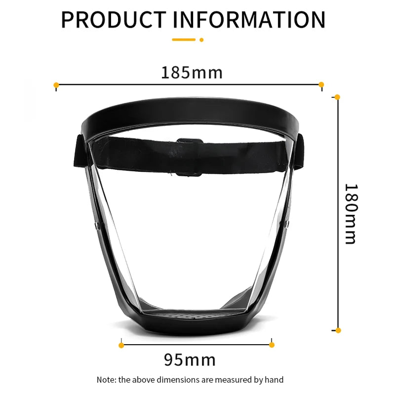 Reusable Full Face Protective Shield