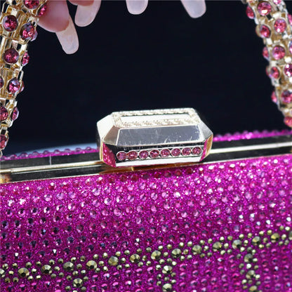 Luxury Rhinestone Evening Clutch Bag