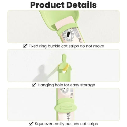 Long Handle Cat Wet Food Squeeze Spoon