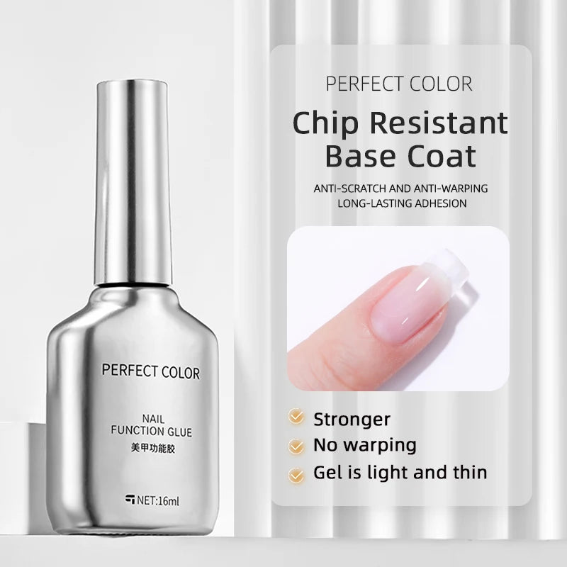 PERFECT COLOR No Wipe Gel Base & Top Coat Set