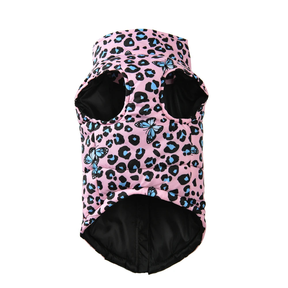Waterproof Winter Dog Coat with D-Ring