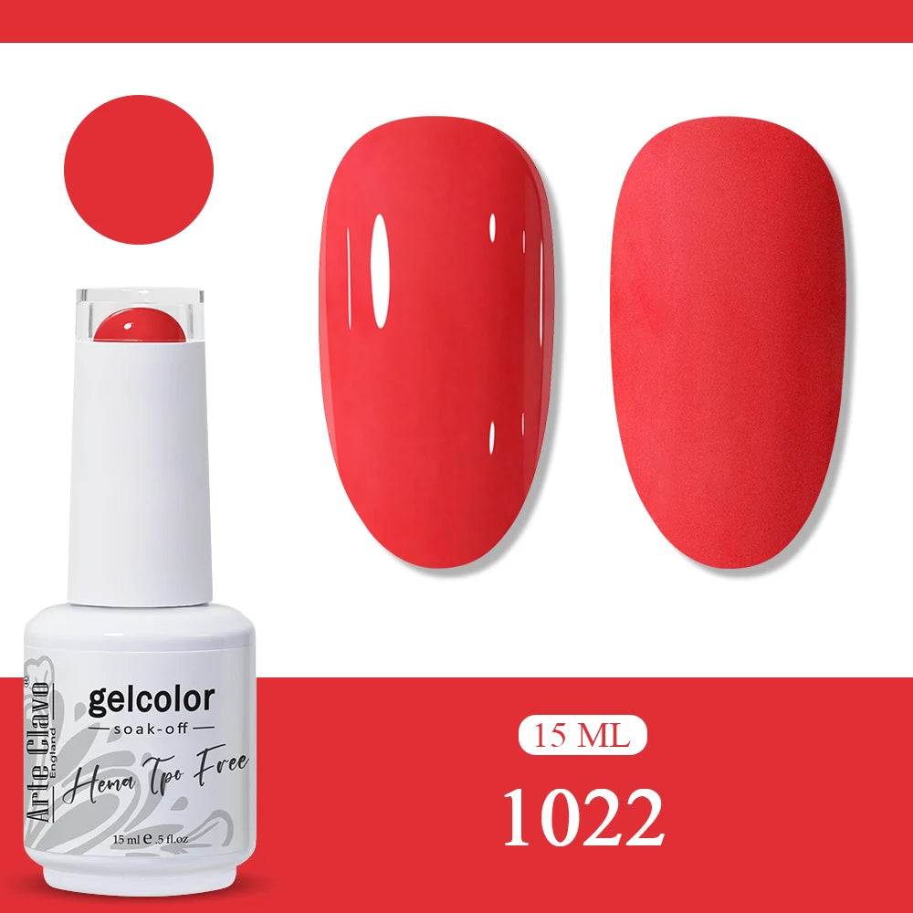 Arte Clavo Orange Gel Nail Polish