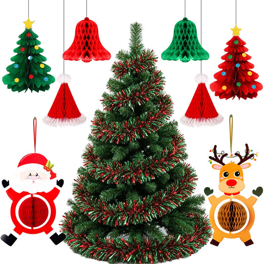 3D Honeycomb Paper Christmas Tree Decoration