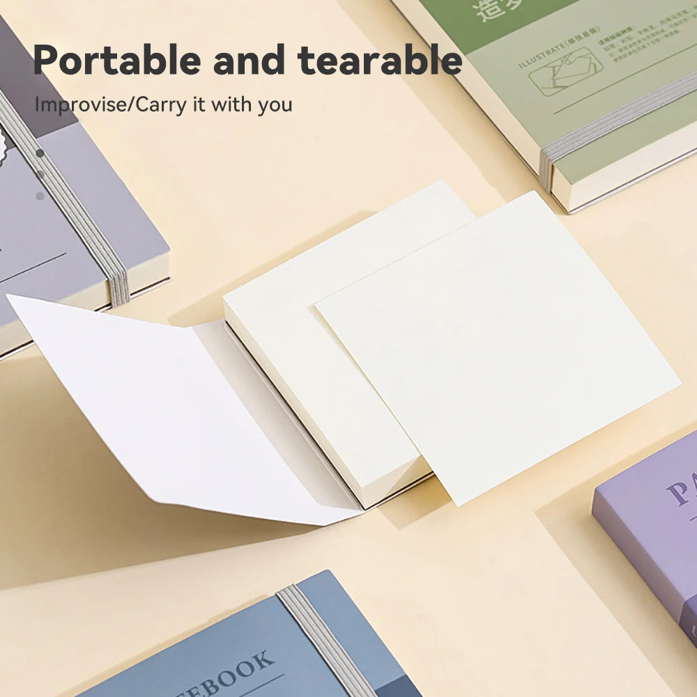 Portable 40-Sheet Mini Sketchbook – 250GSM Thick Paper